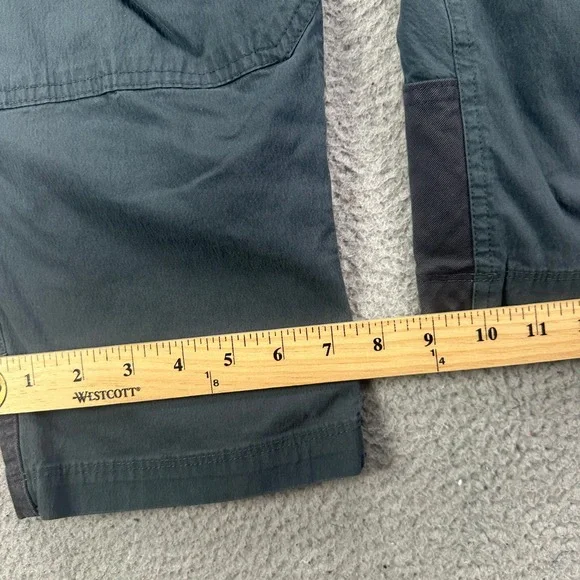 Eddie Bauer First Ascent Pants Hiking Mens 36X30 Gray Pocket Stretch Nylon Blend